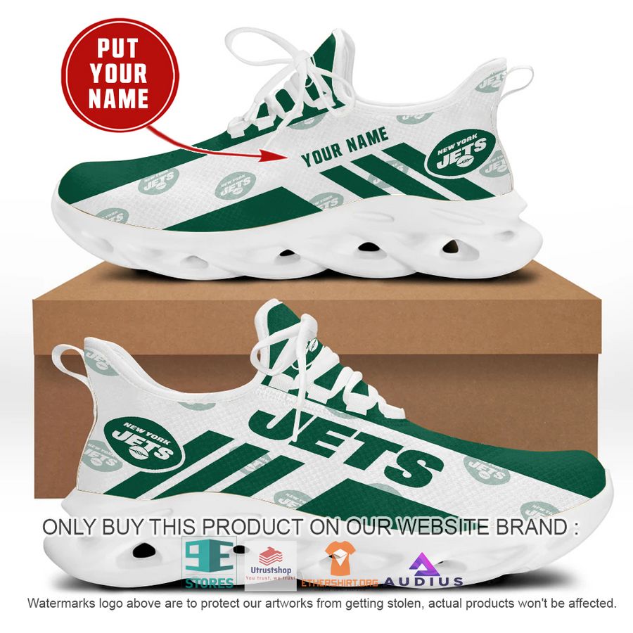 personalized new york jets white max soul sneaker 1 88267