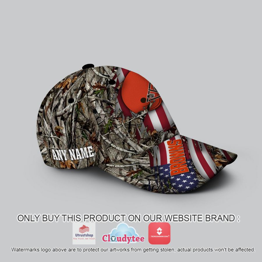 personalized nfl cleveland browns camo realtree hunting cap 2 7575