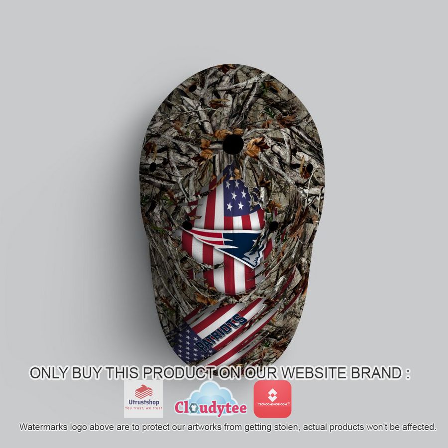 personalized nfl new england patriots camo realtree hunting cap 4 90849