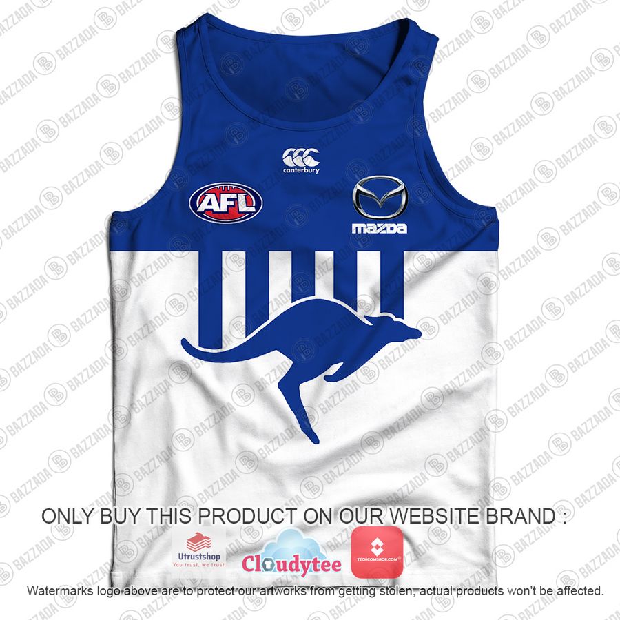 personalized north melbourne kangaroos vintage centenary guernsey mazda tank top 2 91495
