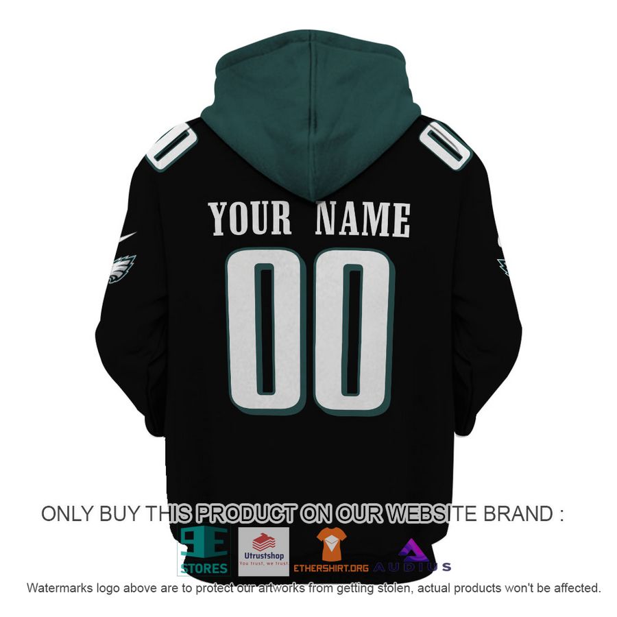 personalized philadelphia eagles black hoodie shirt 4 61174