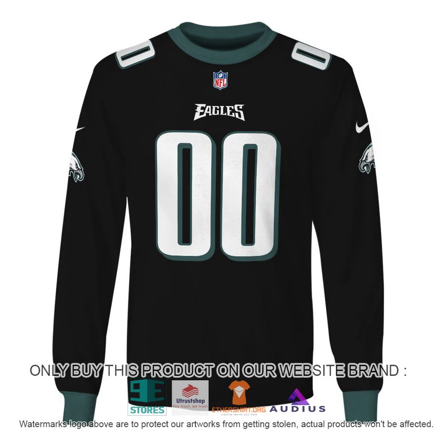 personalized philadelphia eagles black hoodie shirt 5 72151