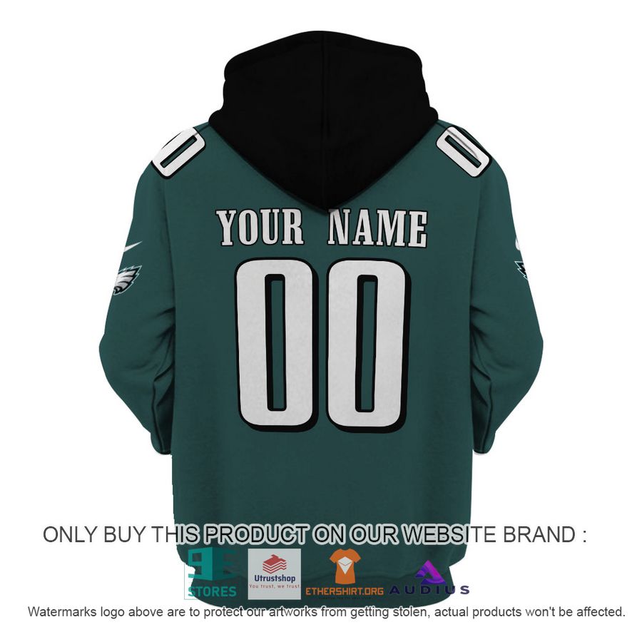 personalized philadelphia eagles dark green hoodie shirt 4 18082