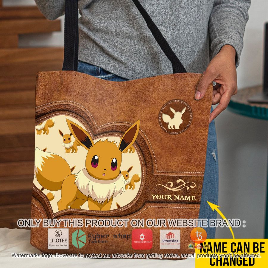 personalized pokemon eevee all over tote bag 1 44010