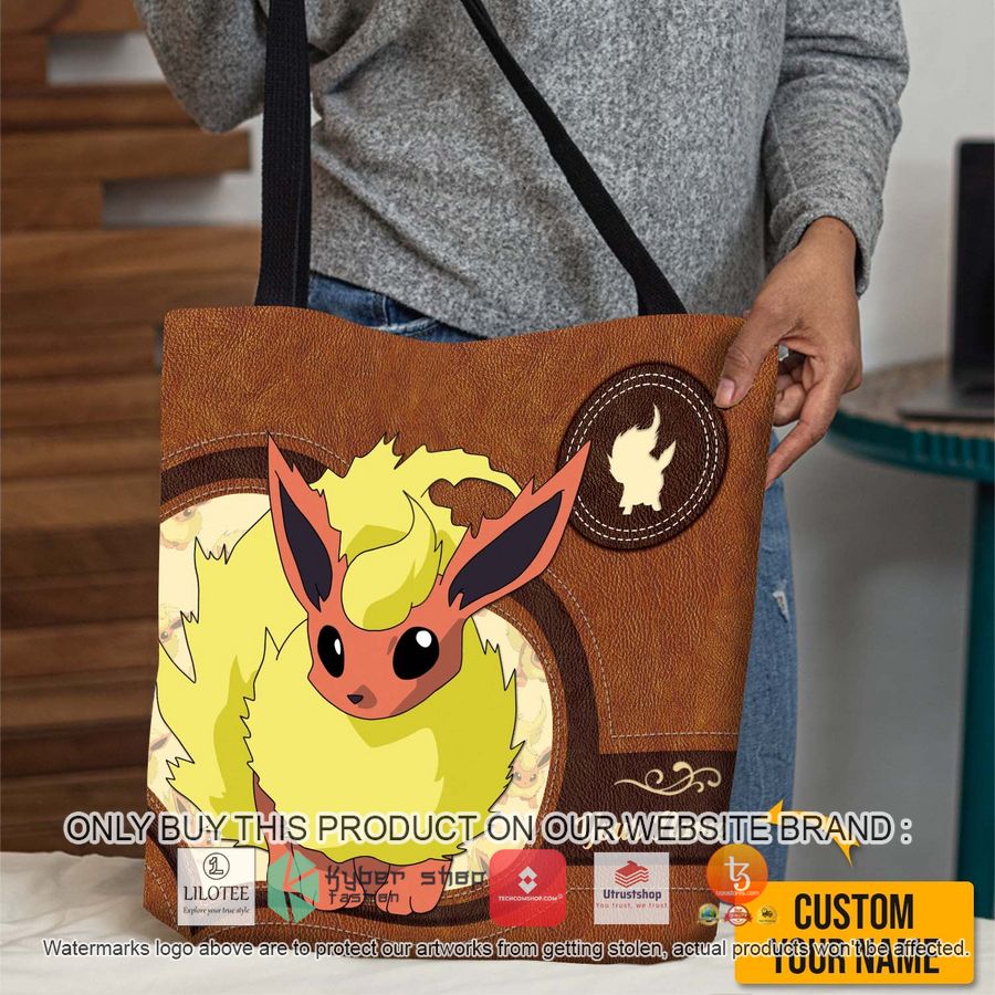 personalized pokemon flareon all over tote bag 1 35177