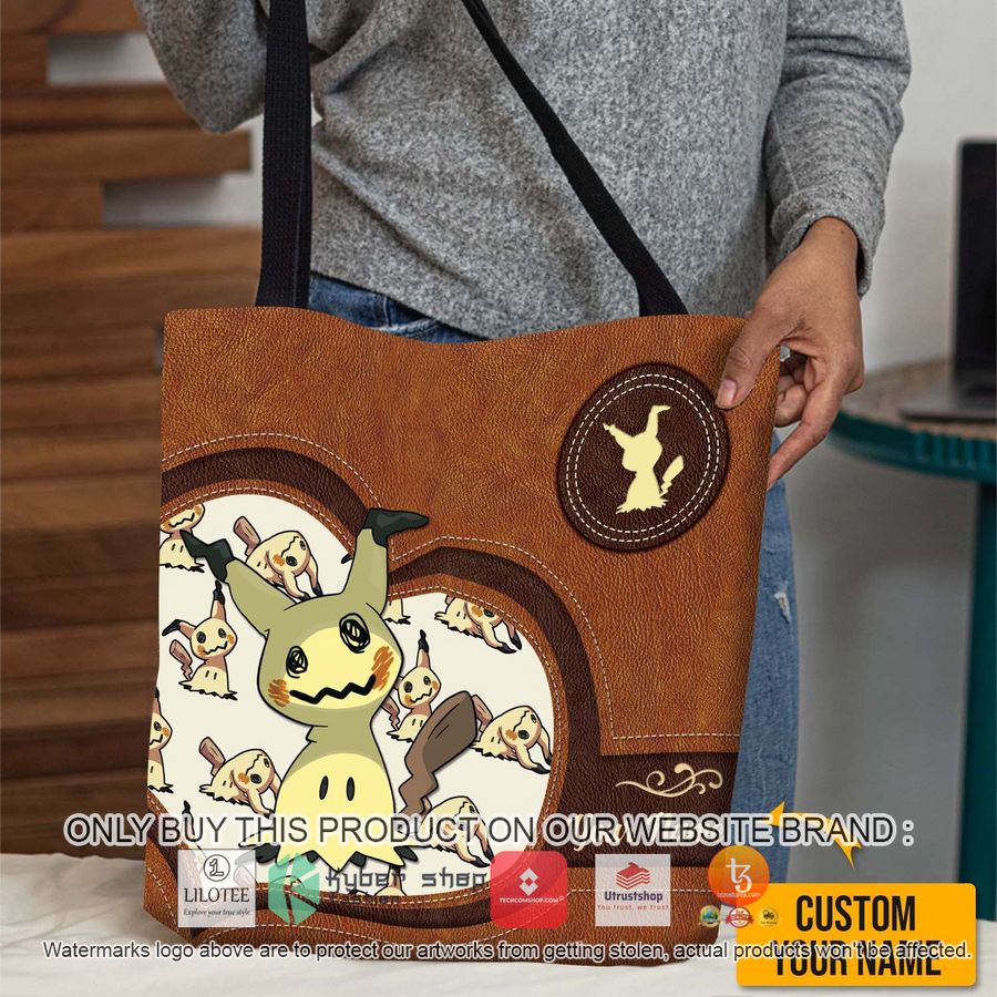 personalized pokemon mimikyu all over tote bag 1 37501