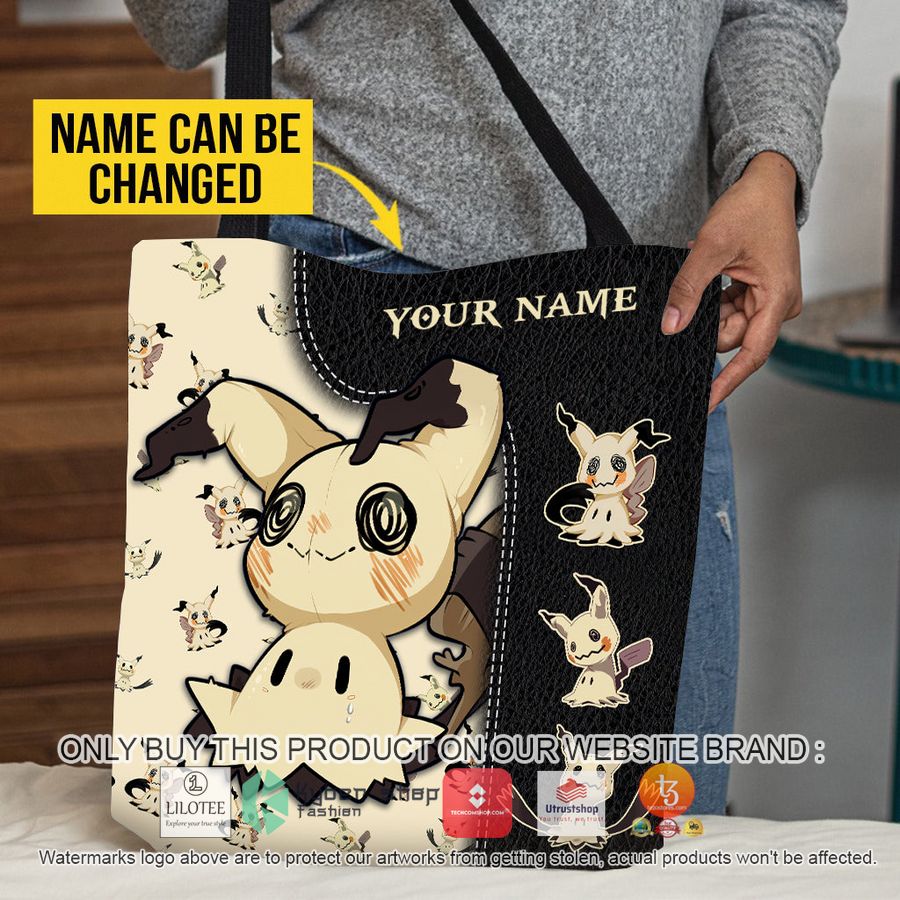 personalized pokemon mimikyu black all over tote bag 1 86140