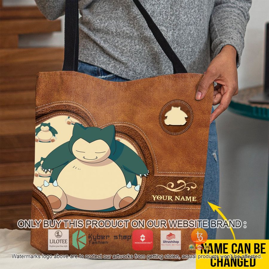 personalized pokemon snorlax all over tote bag 1 29004