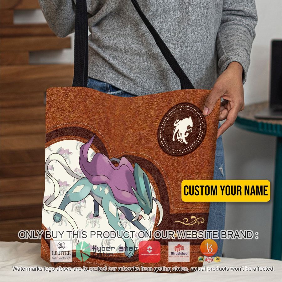 personalized pokemon suicune all over tote bag 1 80161