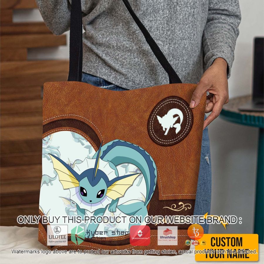personalized pokemon vaporeon all over tote bag 1 23277