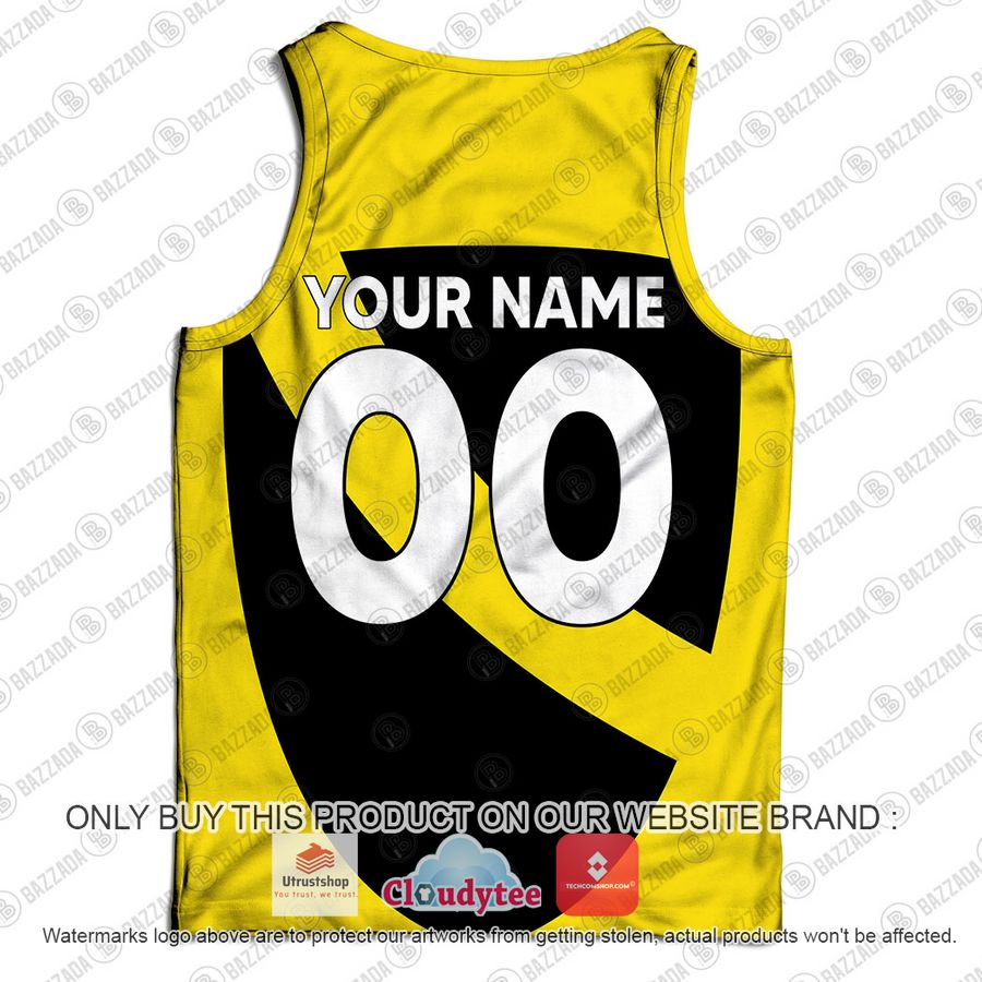 personalized richmond tigers football club vintage retro afl guernsey jeep tank top 3 83708