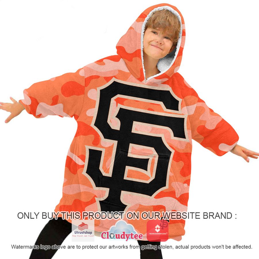 personalized san francisco giants oodie blanket hoodie 6 82207