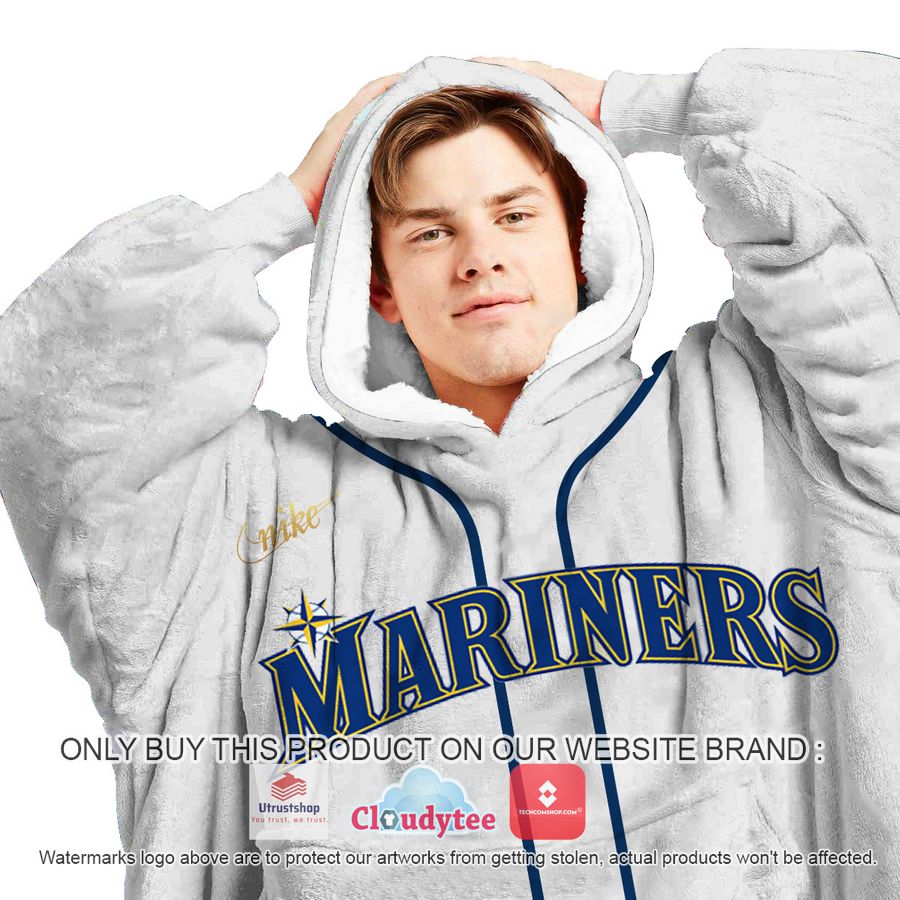 personalized seattle mariners oodie blanket hoodie 3 2133