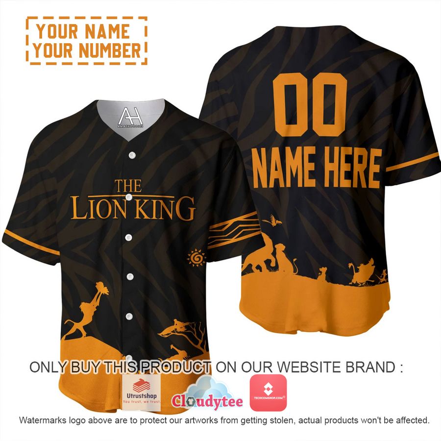 personalized the lion king baseball jersey 1 84854