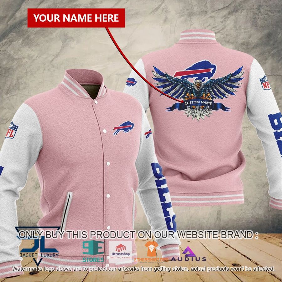 personalized united states flag eagle buffalo bills baseball jacket 5 34255