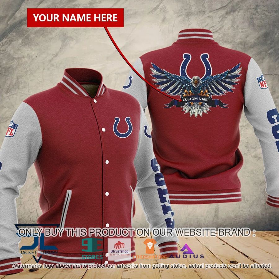 personalized united states flag eagle indianapolis colts baseball jacket 3 17953
