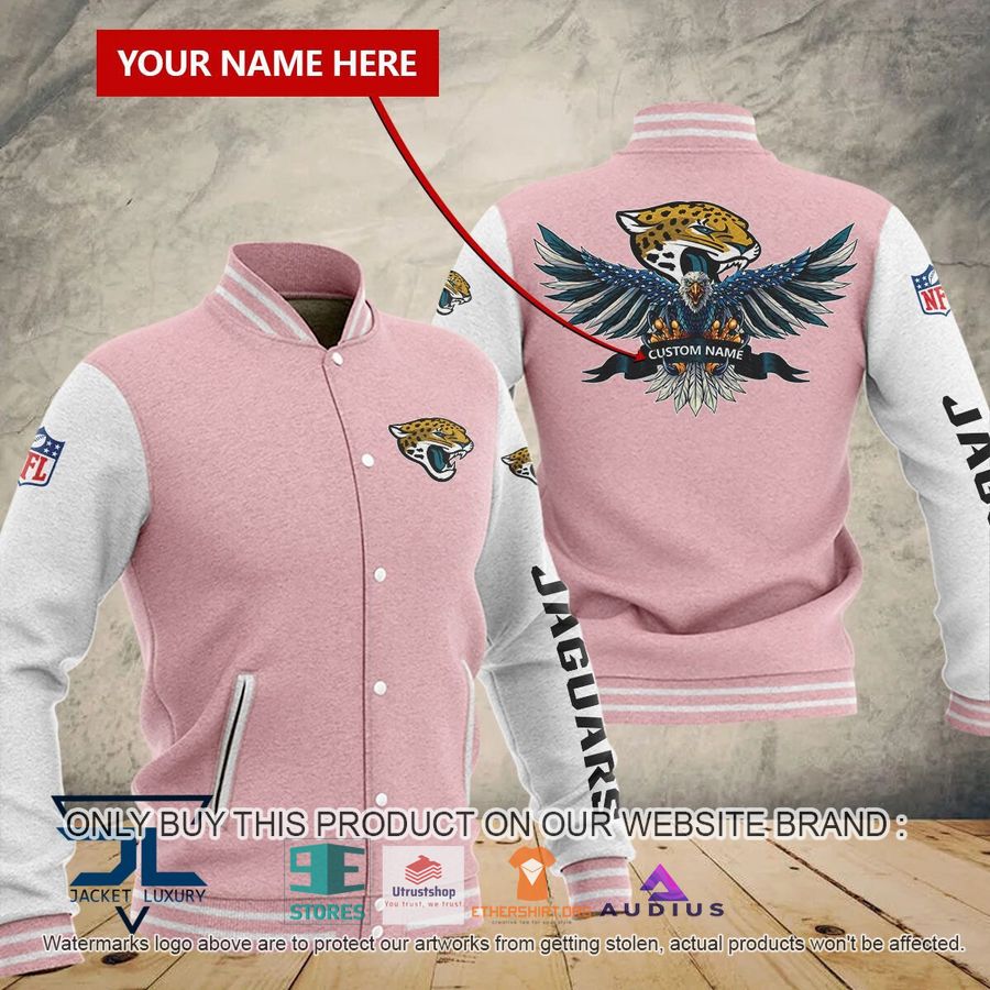 personalized united states flag eagle jacksonville jaguars baseball jacket 5 63886