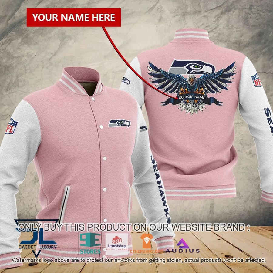 personalized united states flag eagle seattle seahawks baseball jacket 5 3668