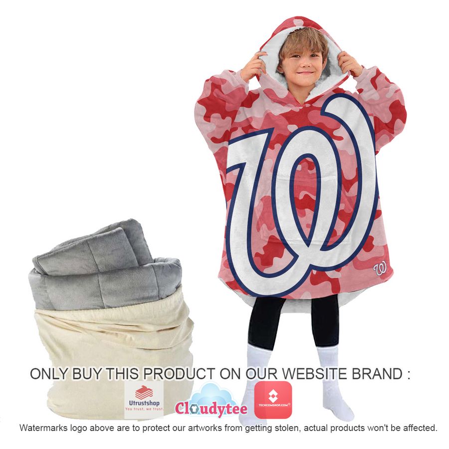 personalized washington nationals camo oodie blanket hoodie 4 17585