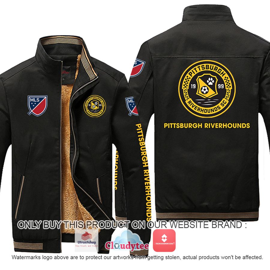 pittsburgh riverhounds mls moutainskin leather jacket 4 73230