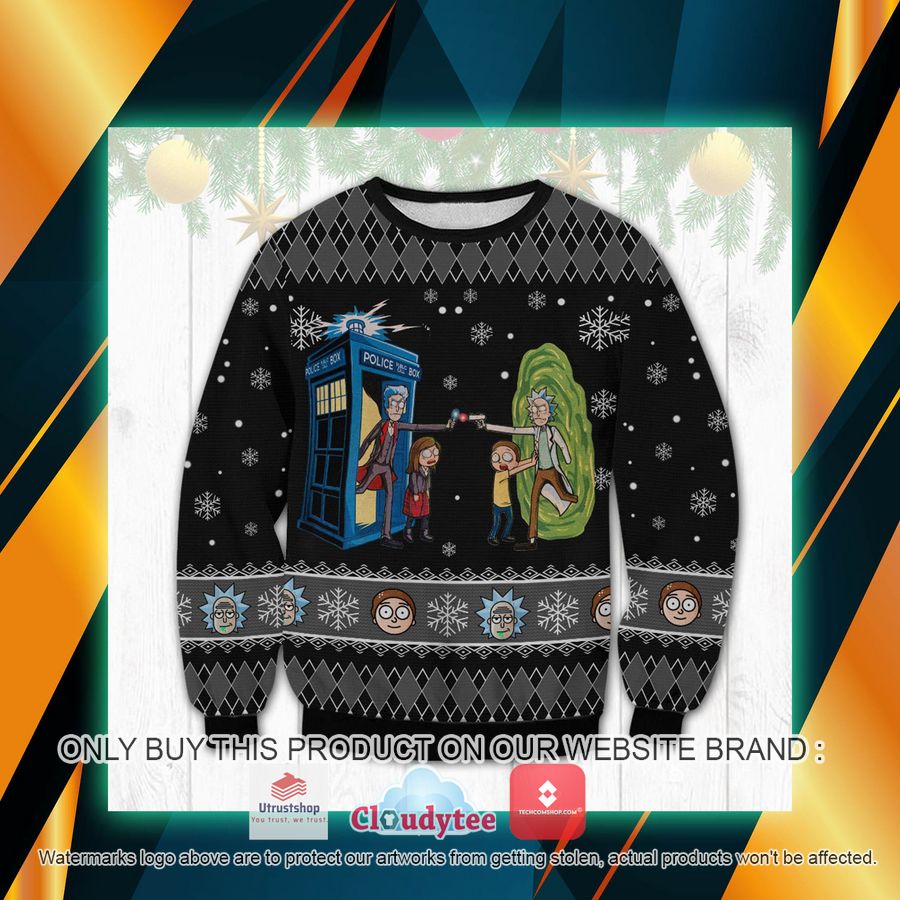rick and monty ugly sweater 1 24523