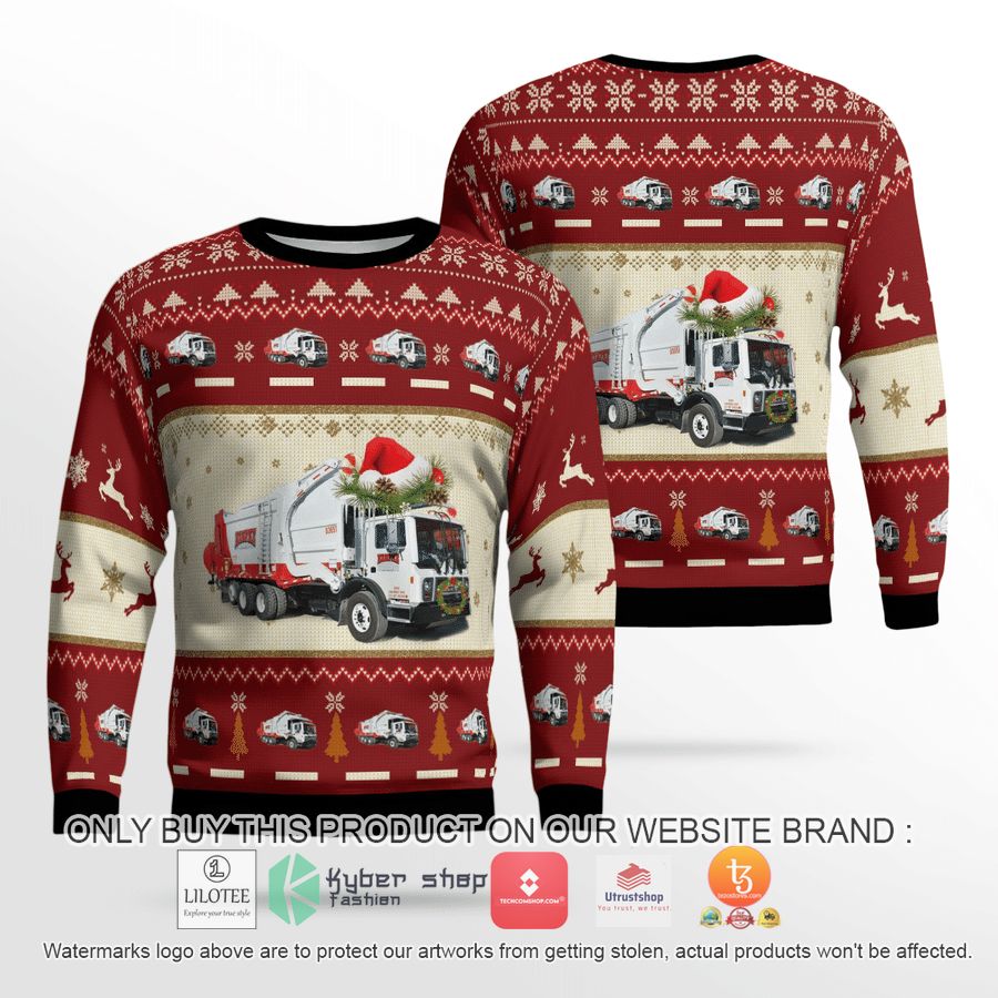 rumpke waste recycling christmas sweater 2 9054