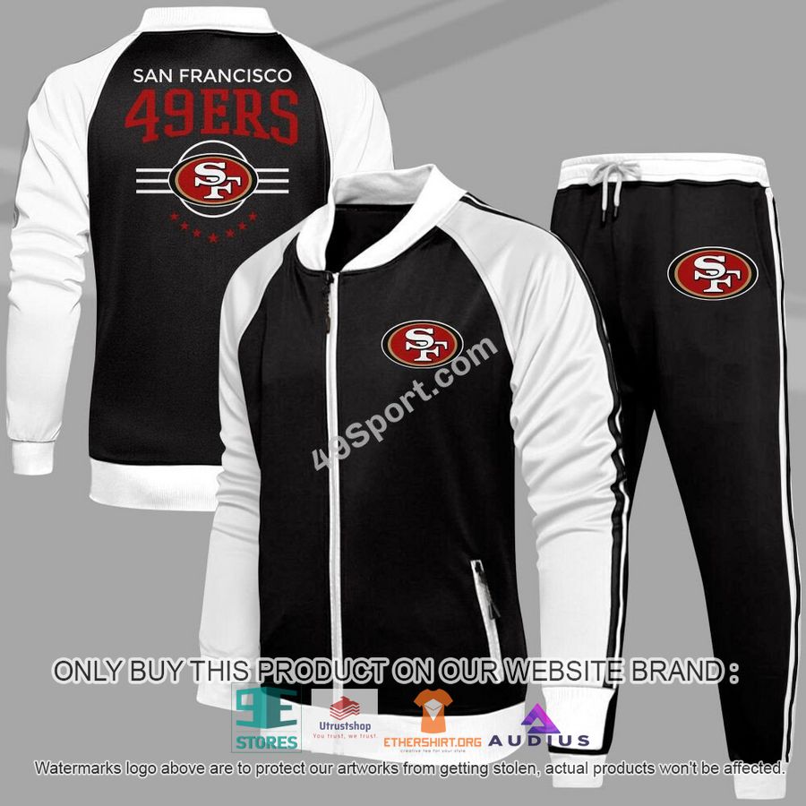 san francisco 49ers nfl casual tracksuit jacket long pants 1 52164