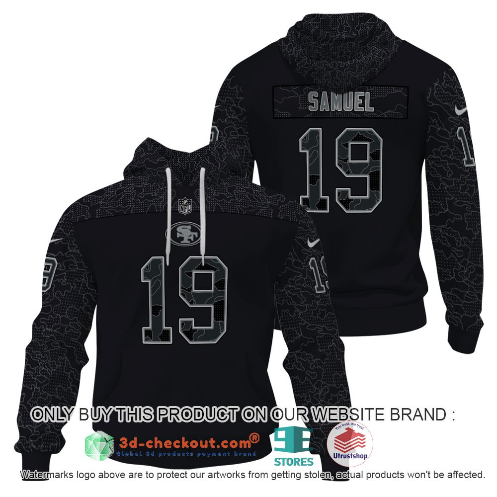 san francisco 49ers nfl deebo samuel black 3d shirt hoodie 2 95547