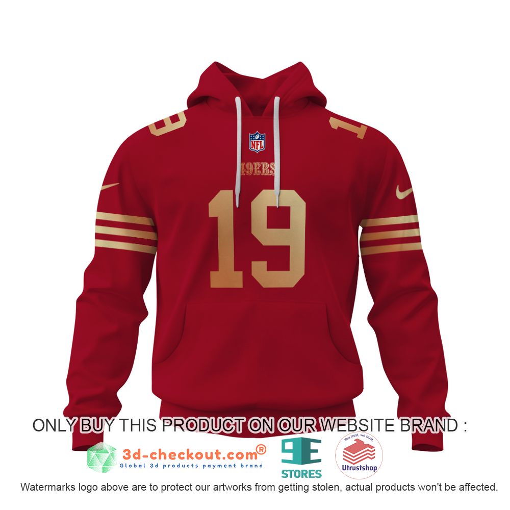 san francisco 49ers nfl deebo samuel red color 3d shirt hoodie 2 99510