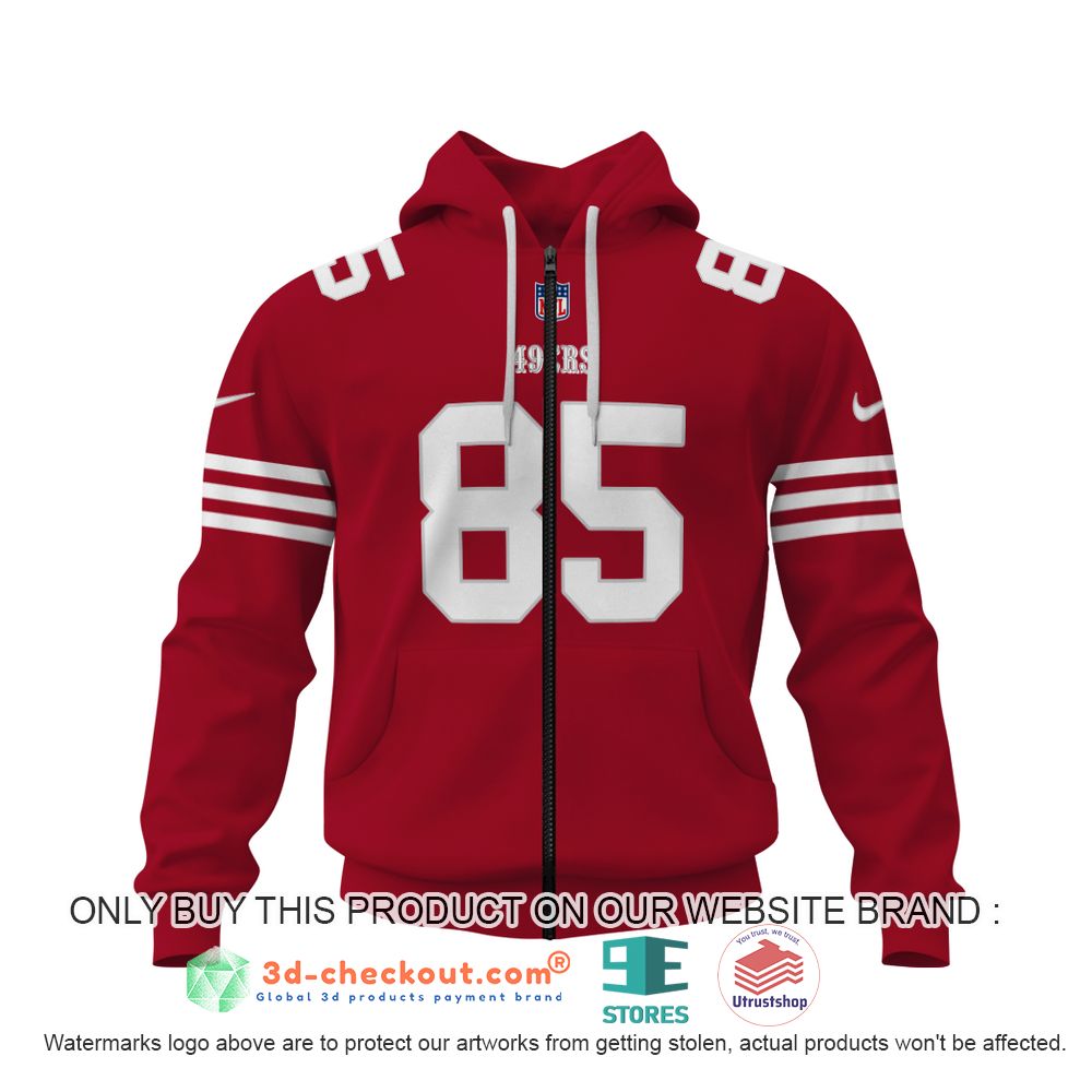 san francisco 49ers nfl george kittle pattern 3d shirt hoodie 1 16136