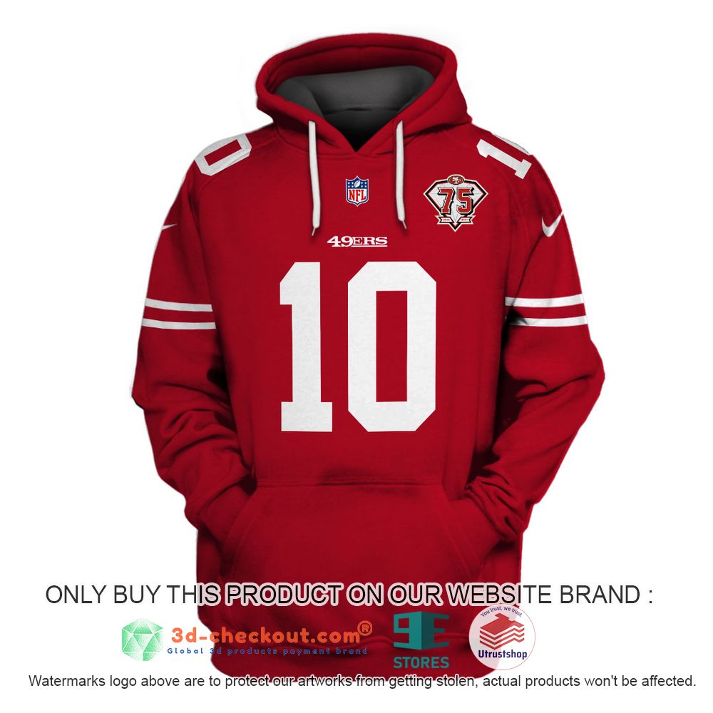 san francisco 49ers nfl jimmy garoppolo 3d shirt hoodie 1 1828