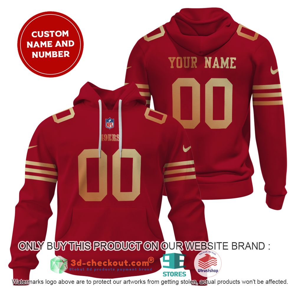 san francisco 49ers nfl personalized 3d shirt hoodie 2 32567