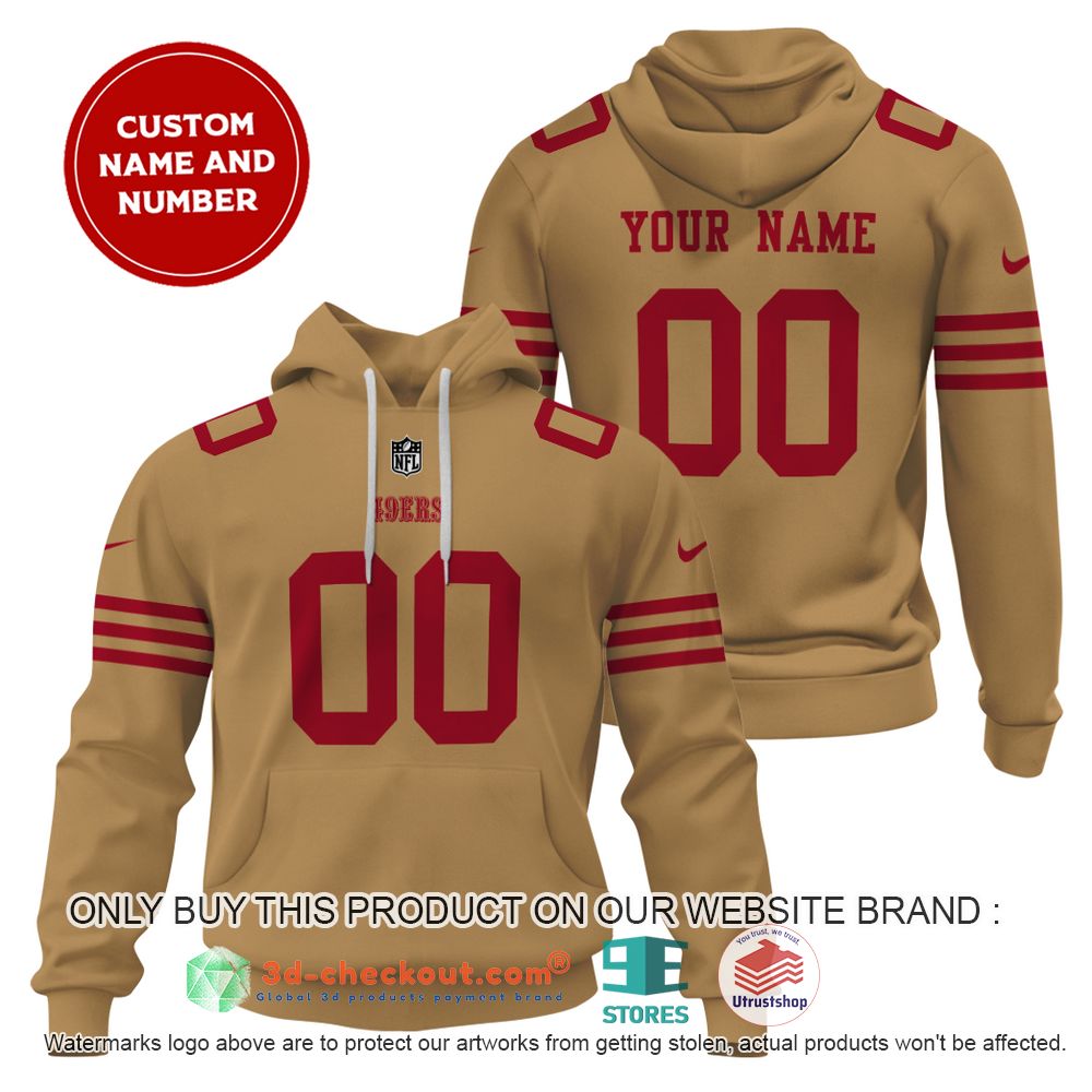 san francisco 49ers nfl personalized pattern 3d shirt hoodie 2 11721