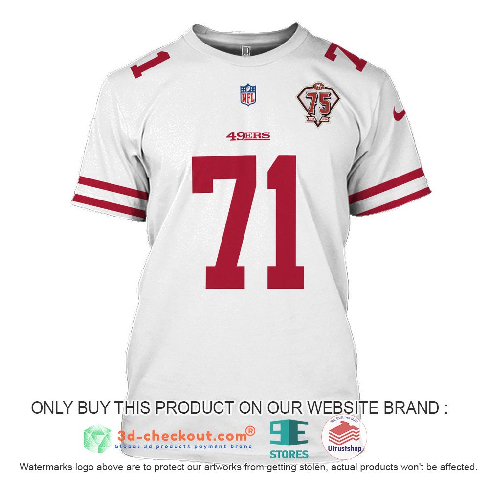 san francisco 49ers nfl trent williams 3d shirt hoodie 1 75897