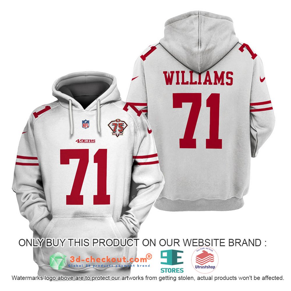 san francisco 49ers nfl trent williams 3d shirt hoodie 2 49833