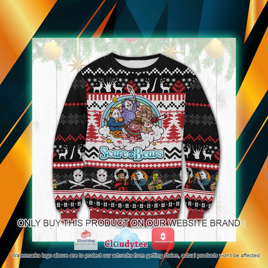 scare bears ugly sweater 2 45299