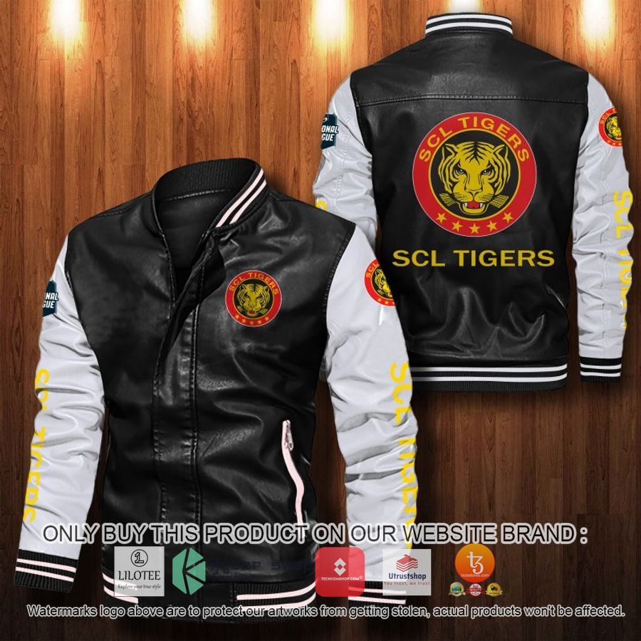 scl tigers leather bomber jacket 2 10939