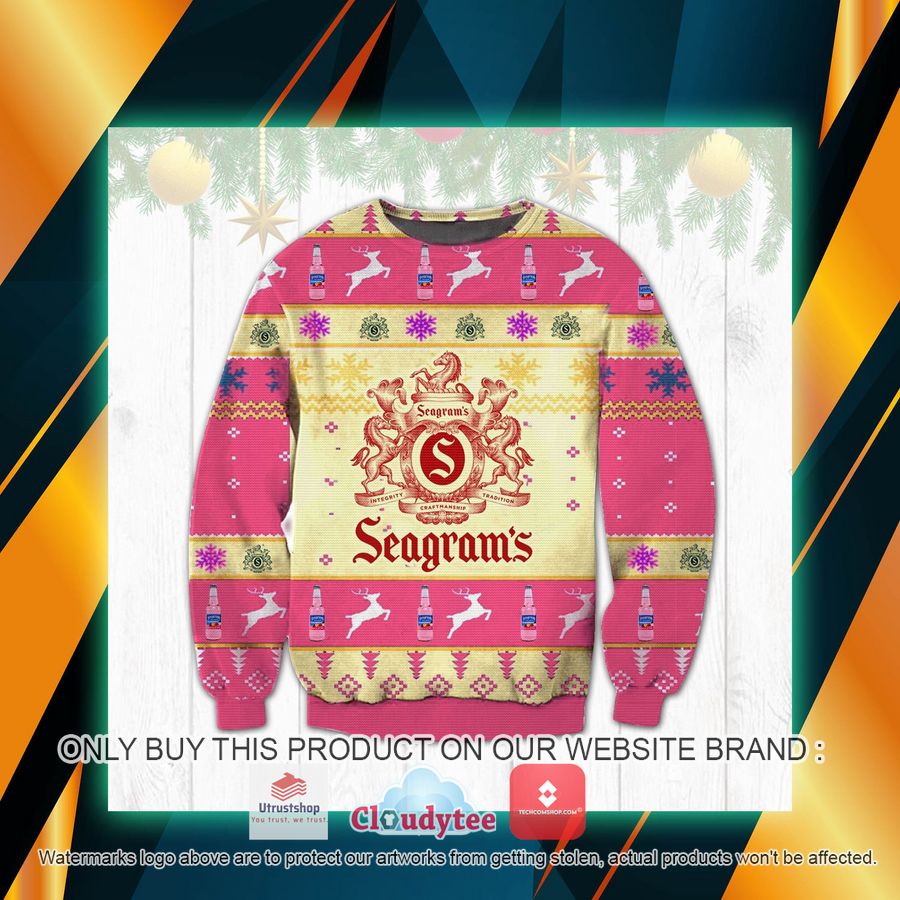 seagrams 7 crown whiskey sweater 1 48803