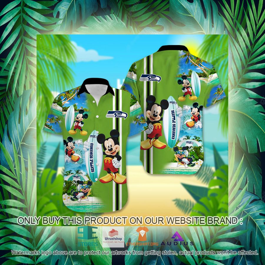 seattle seahawks mickey mouse surfboard hawaii shirt 3 73969