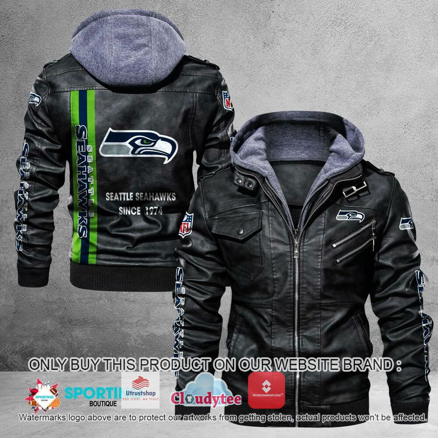 seattle seahawks since 1974 nfl leather jacket 1 52605