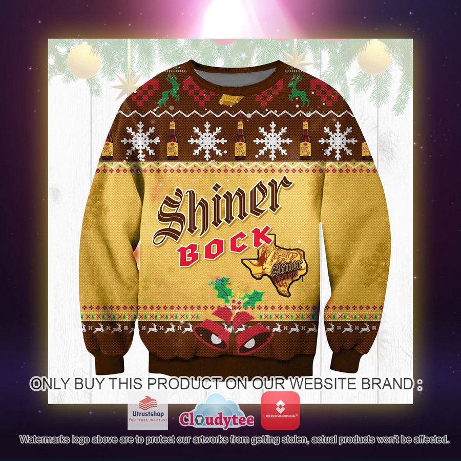shiner bock beer ugly sweater 2 9412