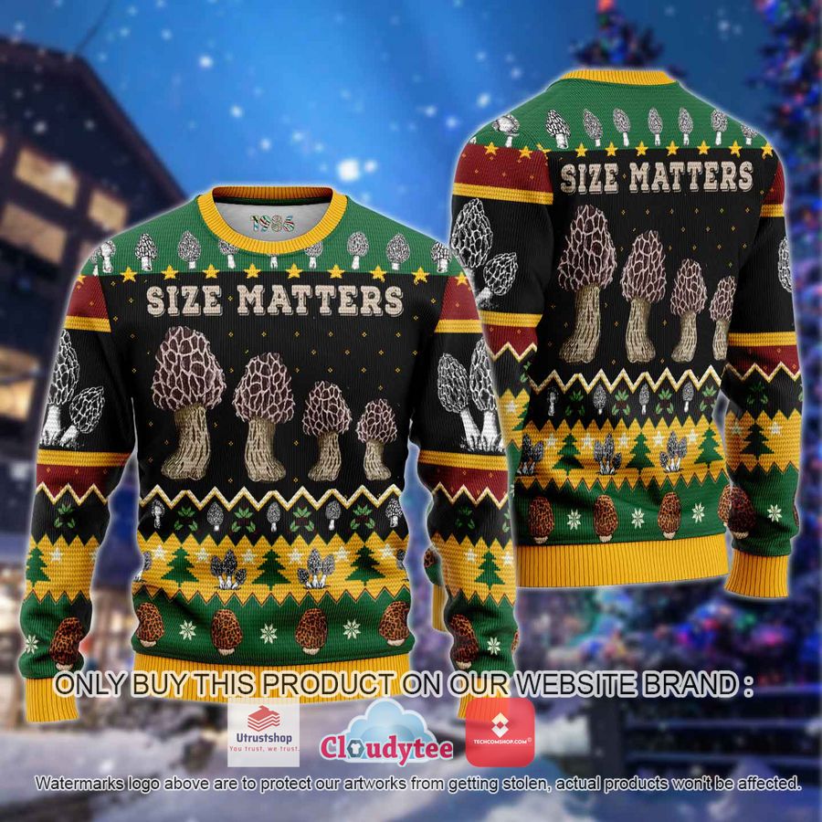 size matters mushrooms christmas all over printed shirt hoodie 1 64455