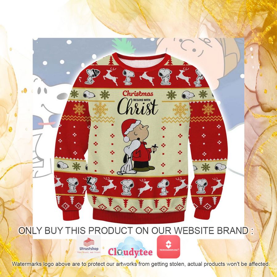 snoopy christmas ugly sweater 1 41099