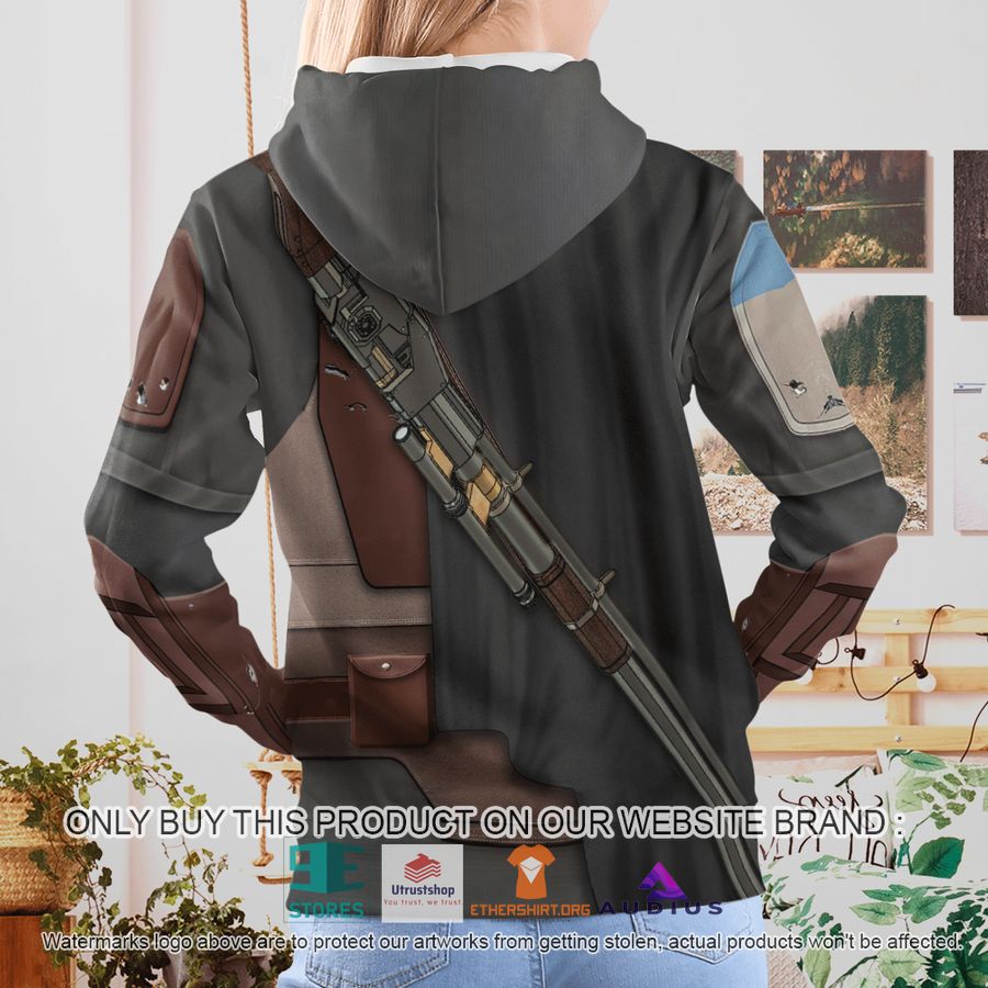 star wars beskar cosplay zip hoodie long pants 3 47855