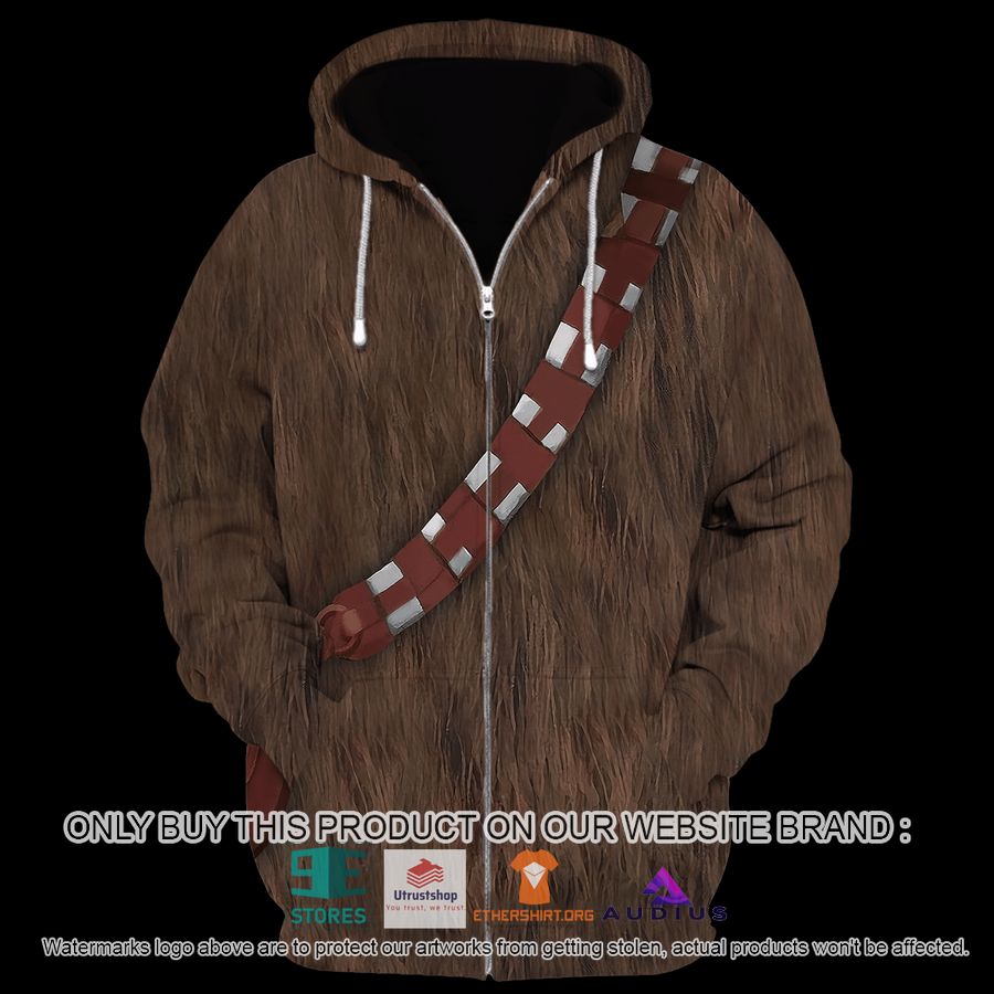 star wars chewbacca cosplay zip hoodie long pants 1 8395