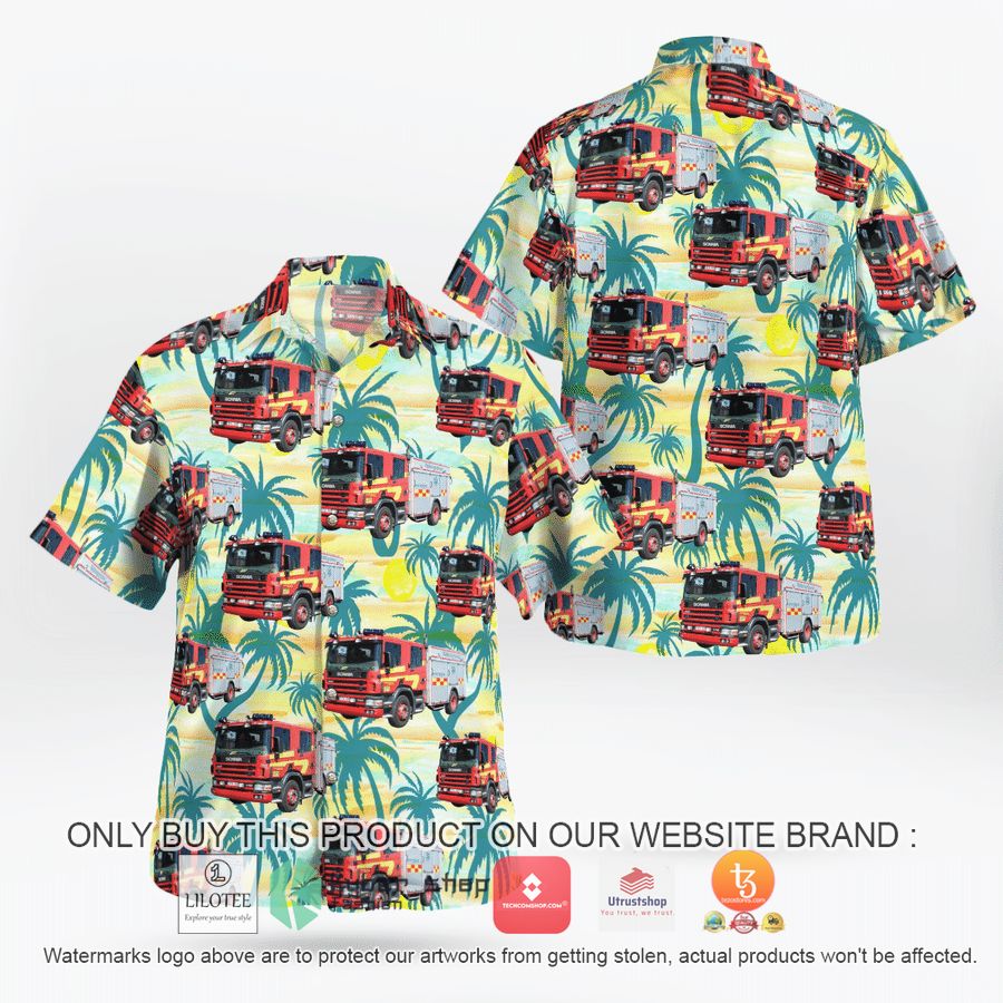 sweden gothenburg scania rescue vehicle hawaiian shirt 1 5863