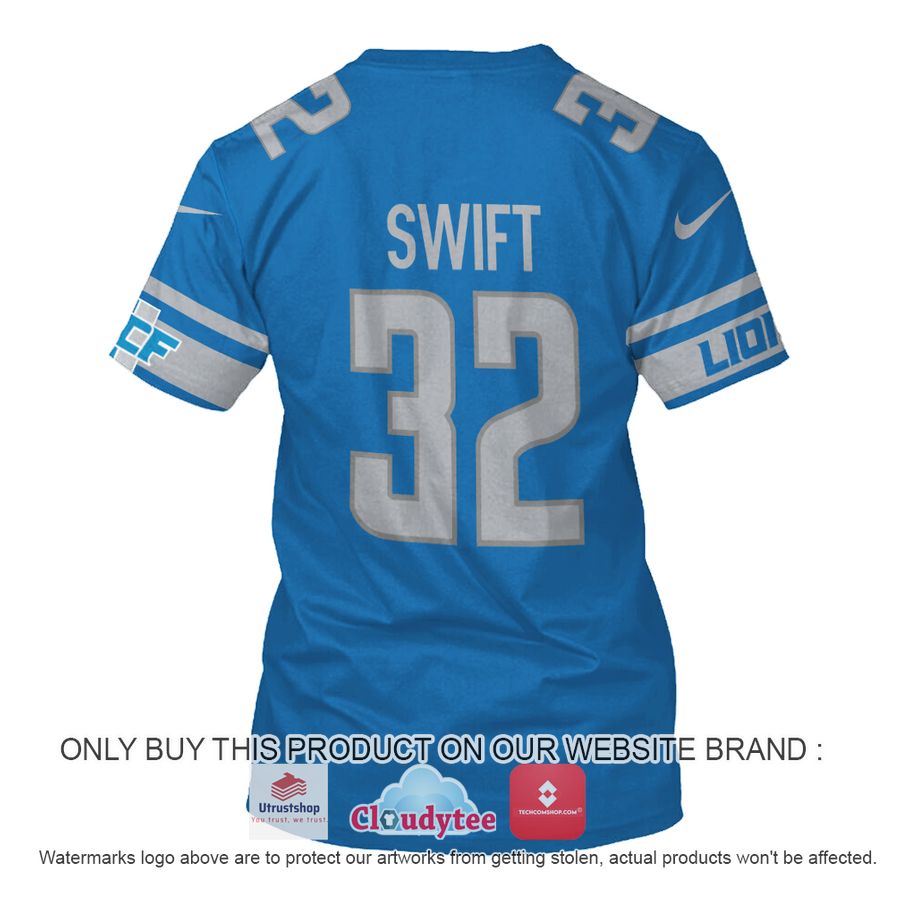 swift 32 detroit lions blue nfl hoodie shirt 6 26404