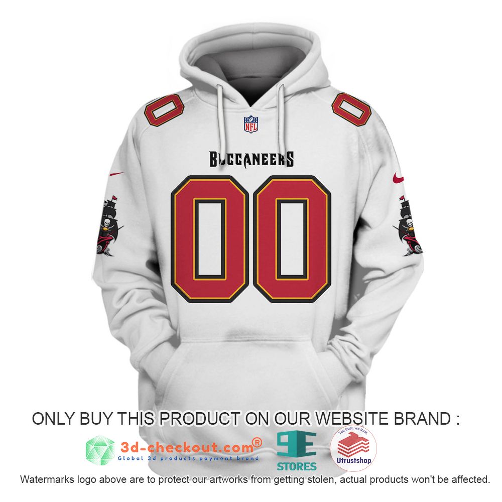 tampa bay buccaneers nfl personalized white 3d shirt hoodie 1 82381