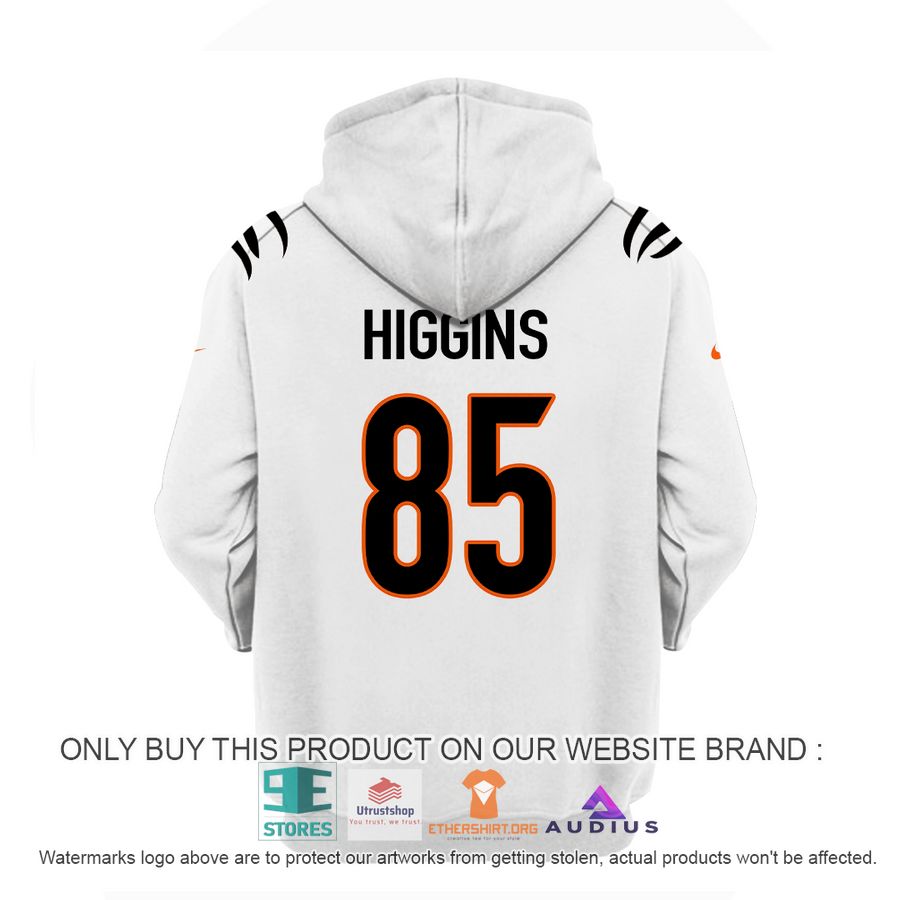 tee higgins 85 cincinnati bengals white hoodie shirt 4 82645