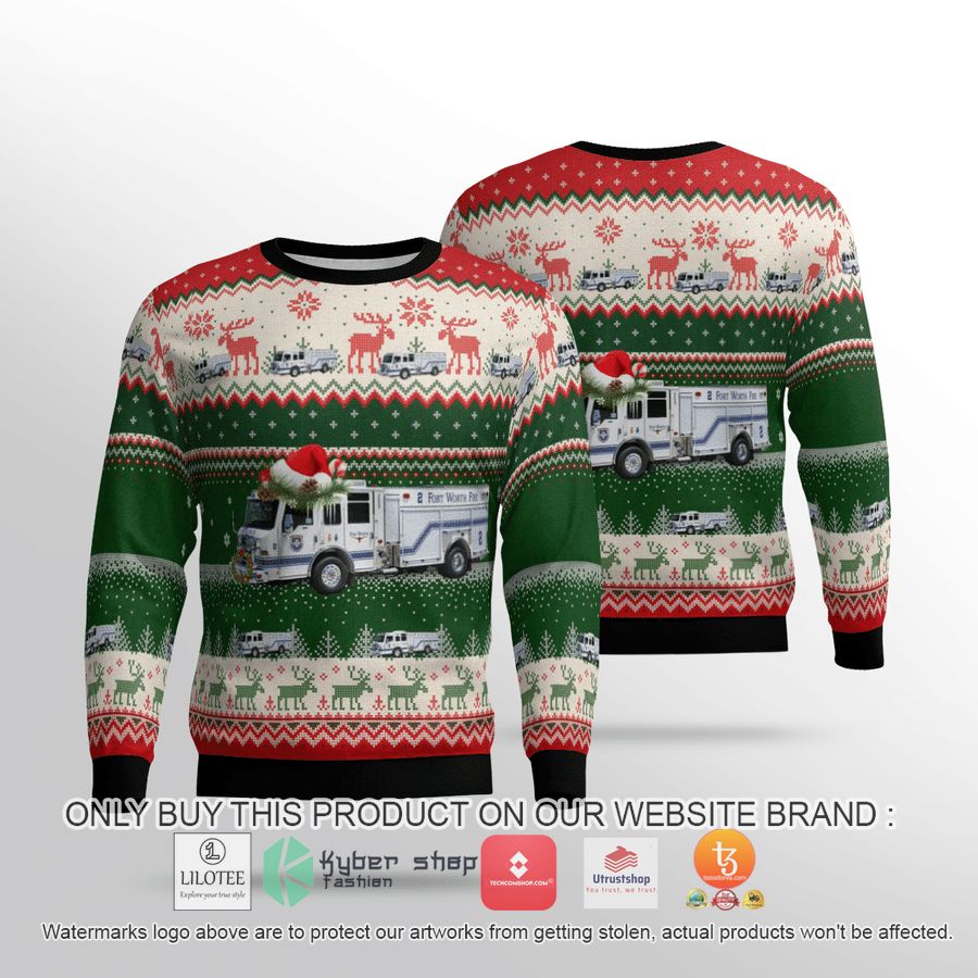 texas fort worth fire department sweater 1 5661